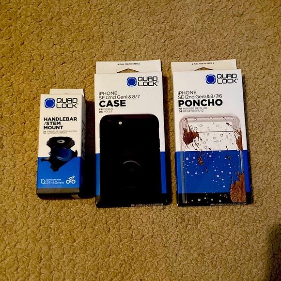 Quad lock bike mount for iphone 7/8/se (2nd and 3rd edition) with